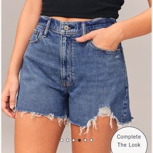 4” mom high rise shorts- curve love